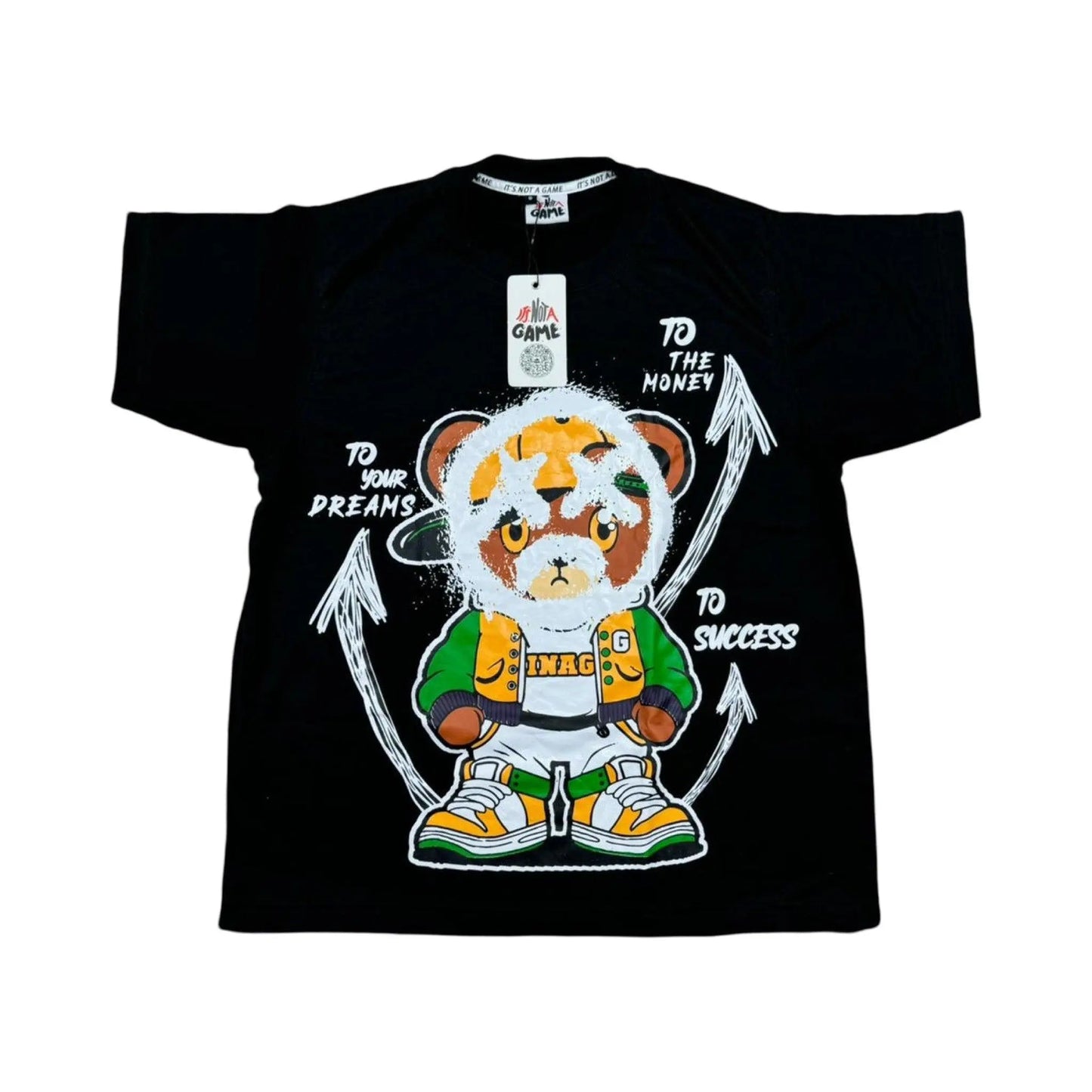 Multicolor Bear Collection T Shirt|Custom Colorful Graphic Tees - It's Not A Game Apparel™