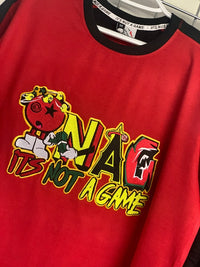 Stylish Red, Black, Yellow and Green Men's  INAG Shorts Sets - It's Not A Game Apparel™