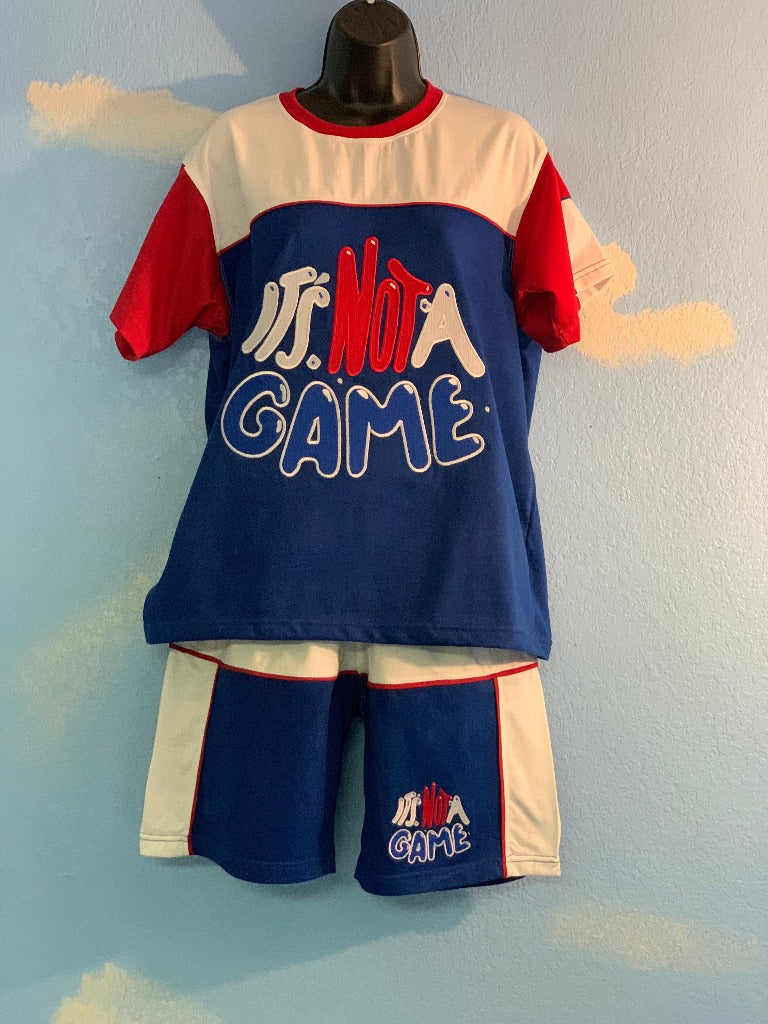 Custom Women's Red, White and Blue Shorts Sets for a Unique Look. - It's Not A Game Apparel™