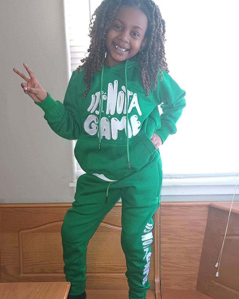 It’s Not a Game Youth Embroidered Sweat Suits: Stylish Comfort