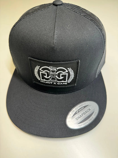 Black Cobra Crown Snap Back Embroidered Caps It's Not A Game Apparel™