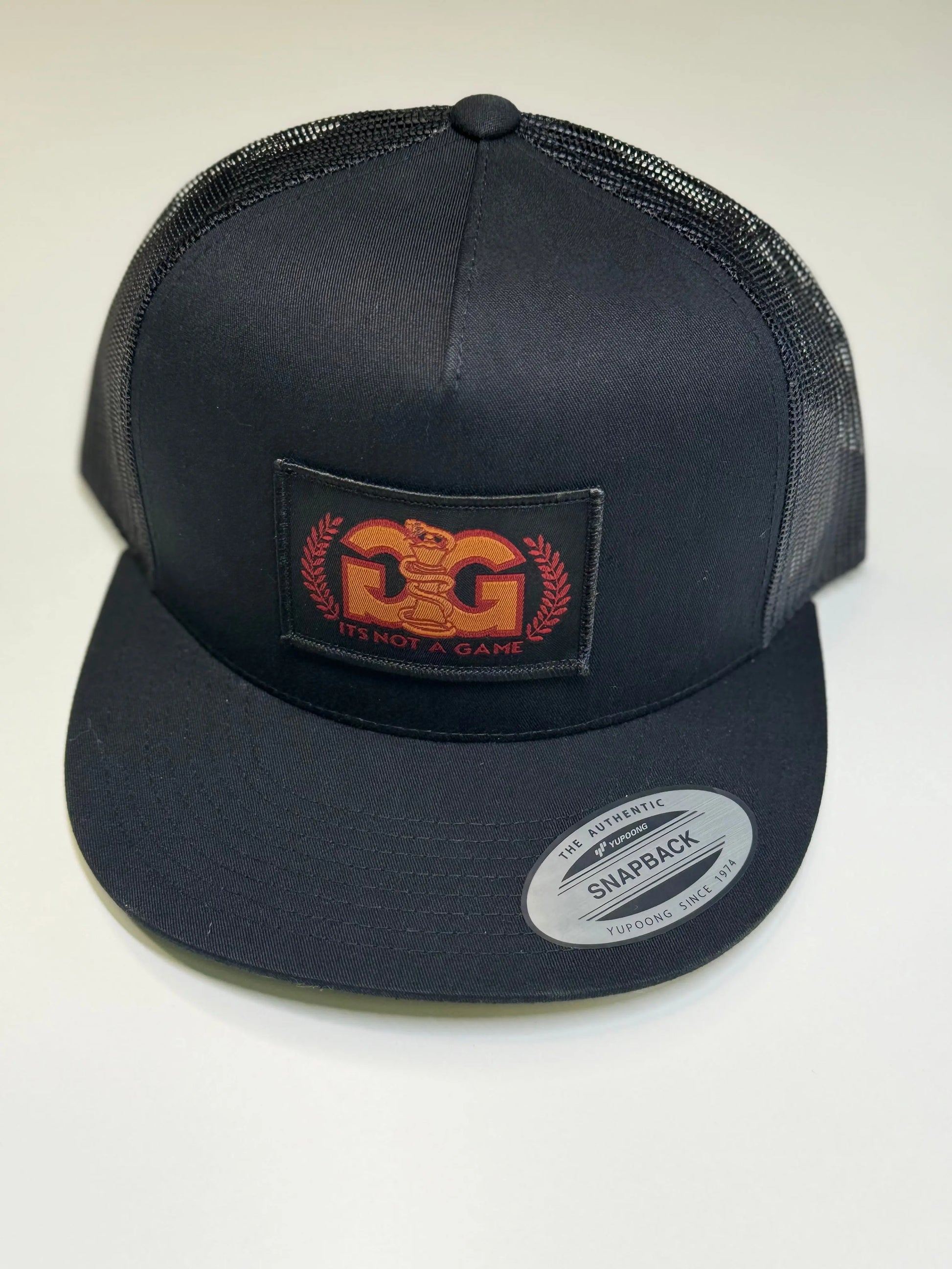 Black Cobra Crown Snap Back Embroidered Caps It's Not A Game Apparel™