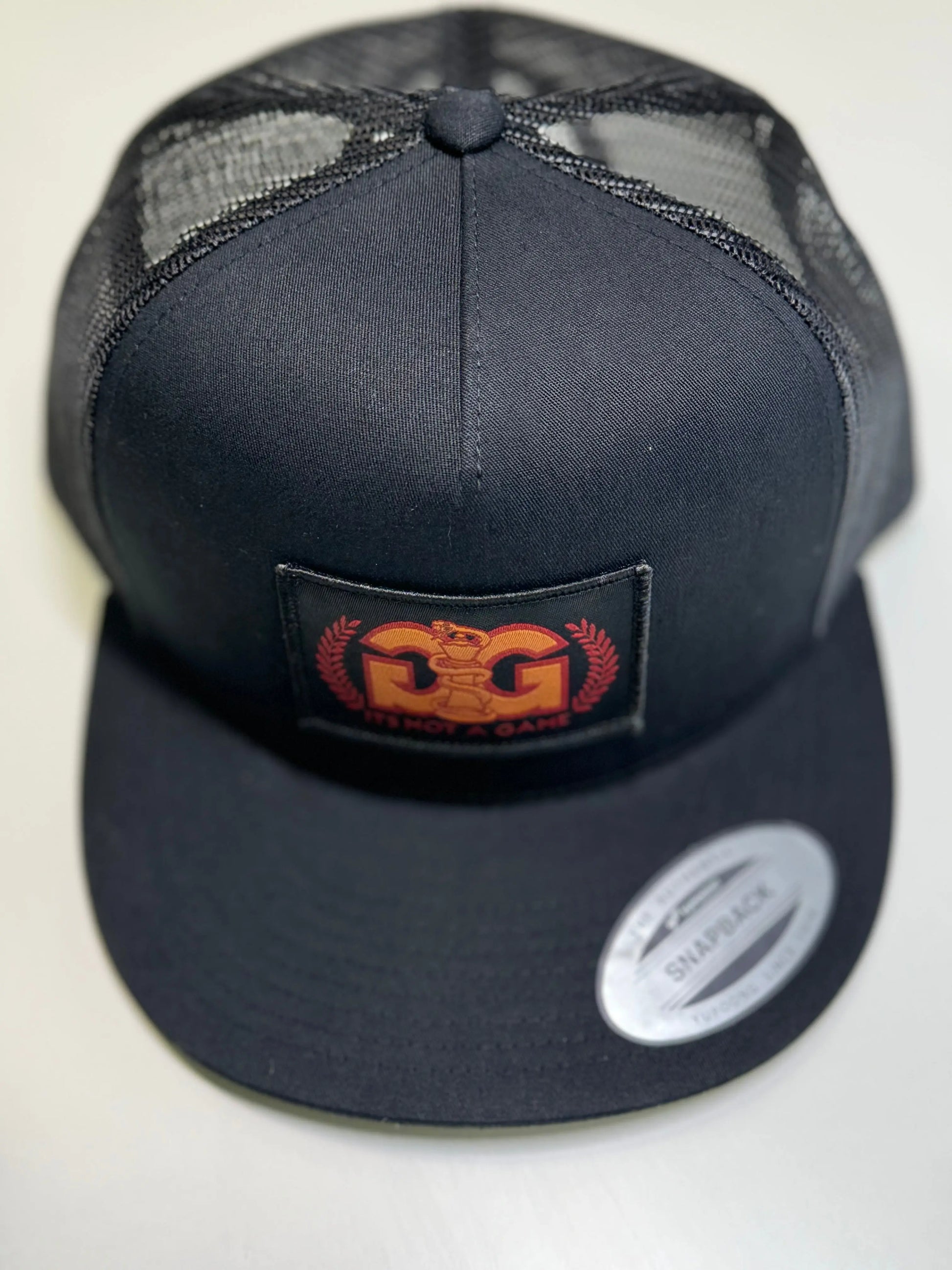 Black Cobra Crown Snap Back Embroidered Caps It's Not A Game Apparel™