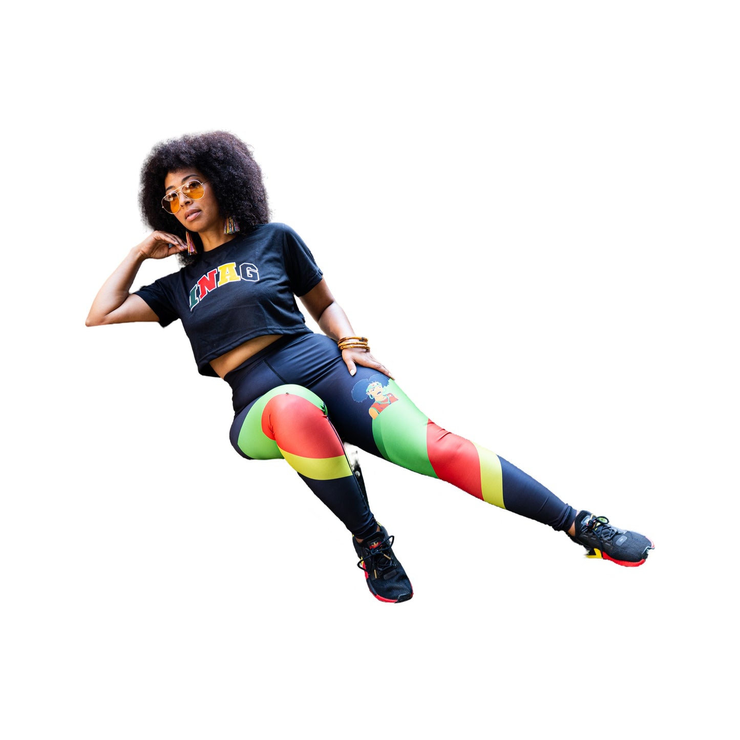 Women's Afro Puffs Leggings