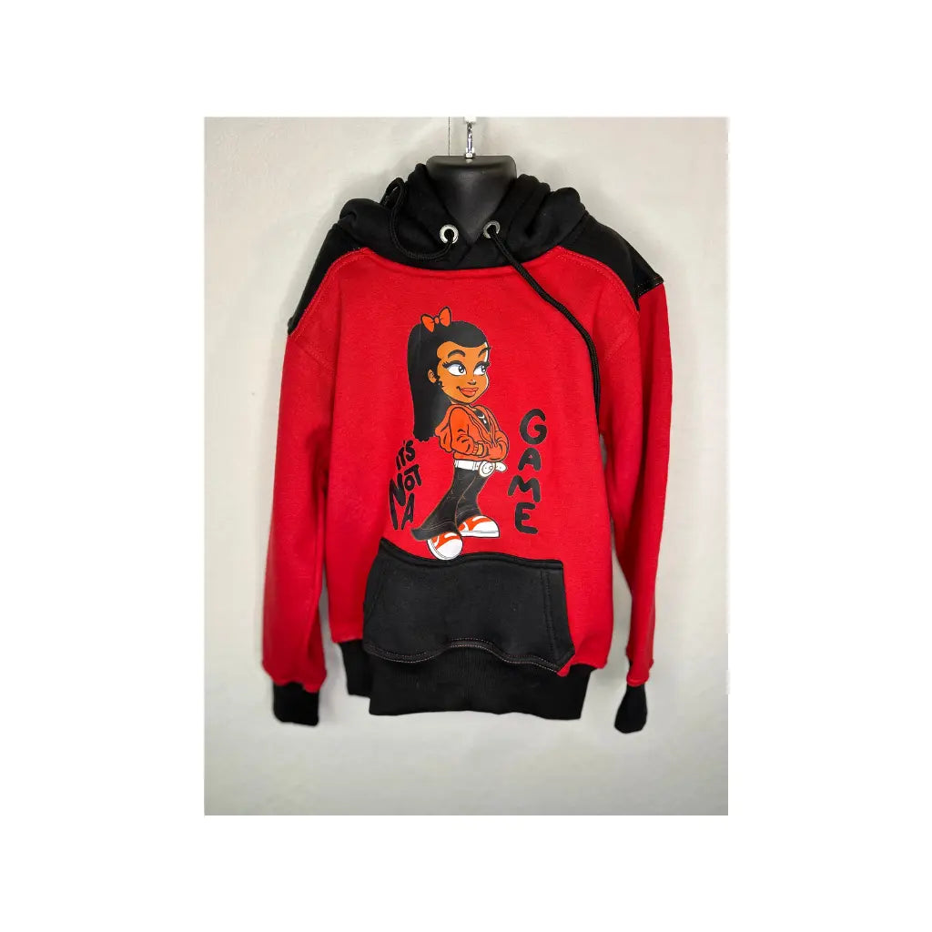 Youth Black & Red Black Hoodie