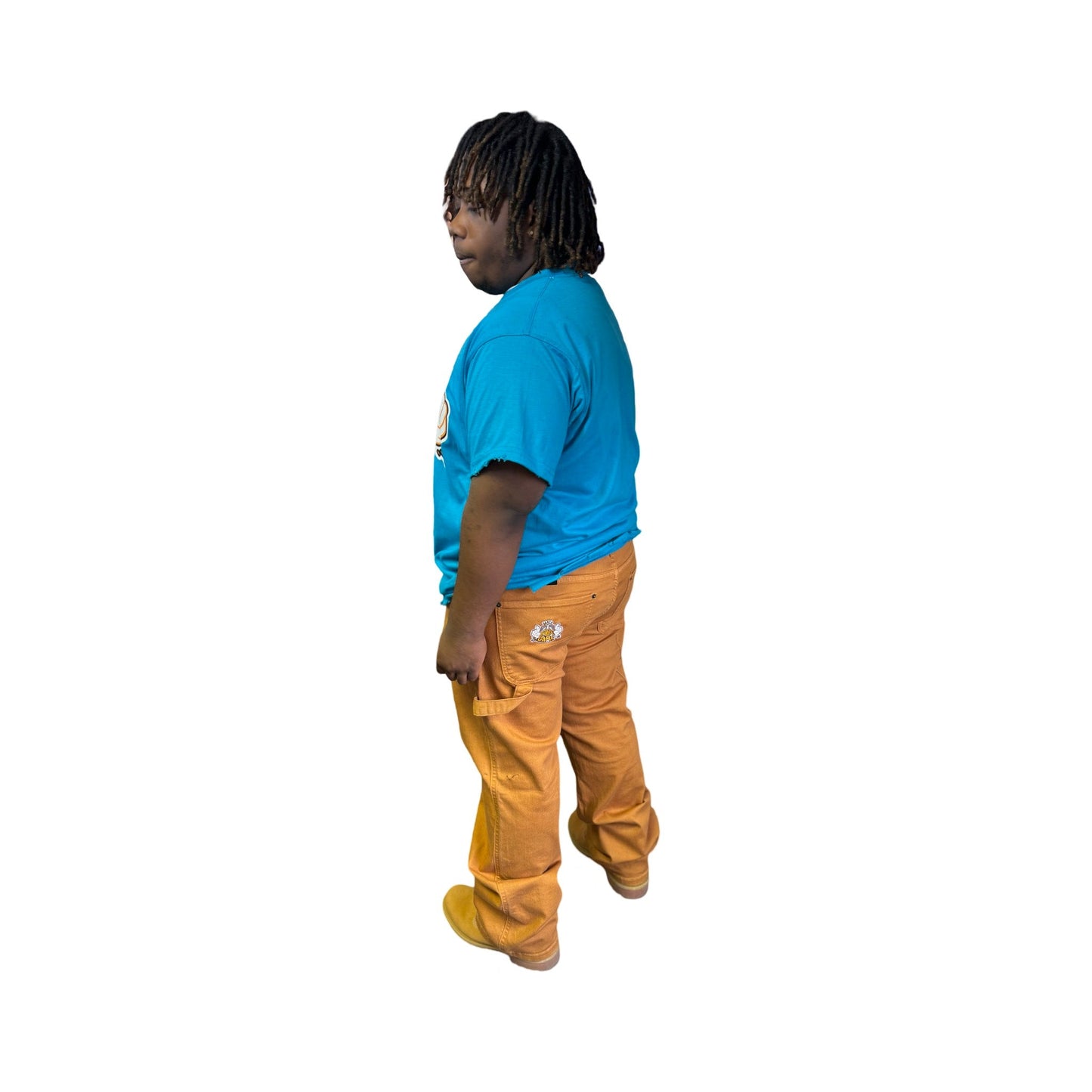 Brown Carpenter Pants with Money Hands Logo - It's Not A Game Apparel™