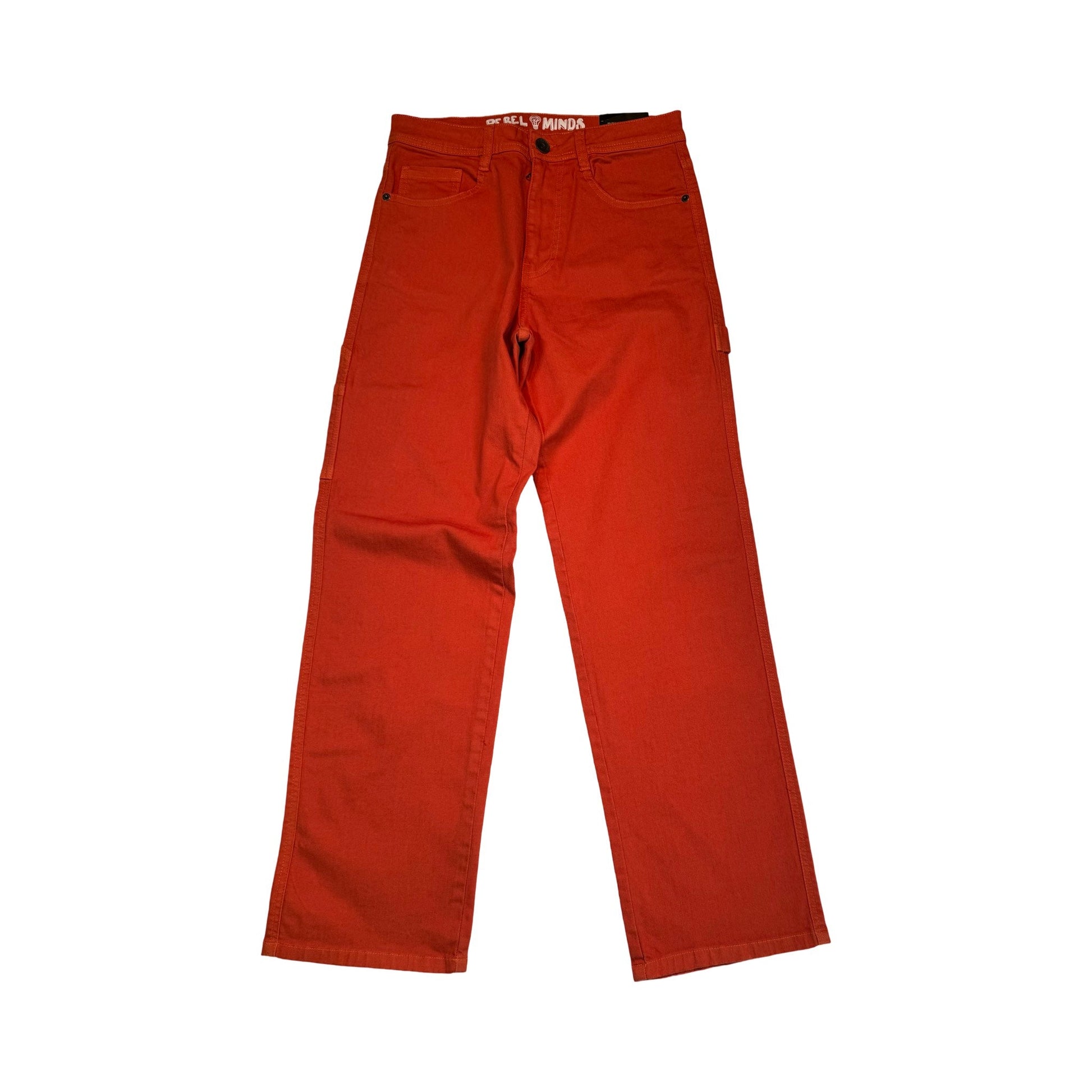 Orange Carpenter Pants with Money Hands Logo - It's Not A Game Apparel™