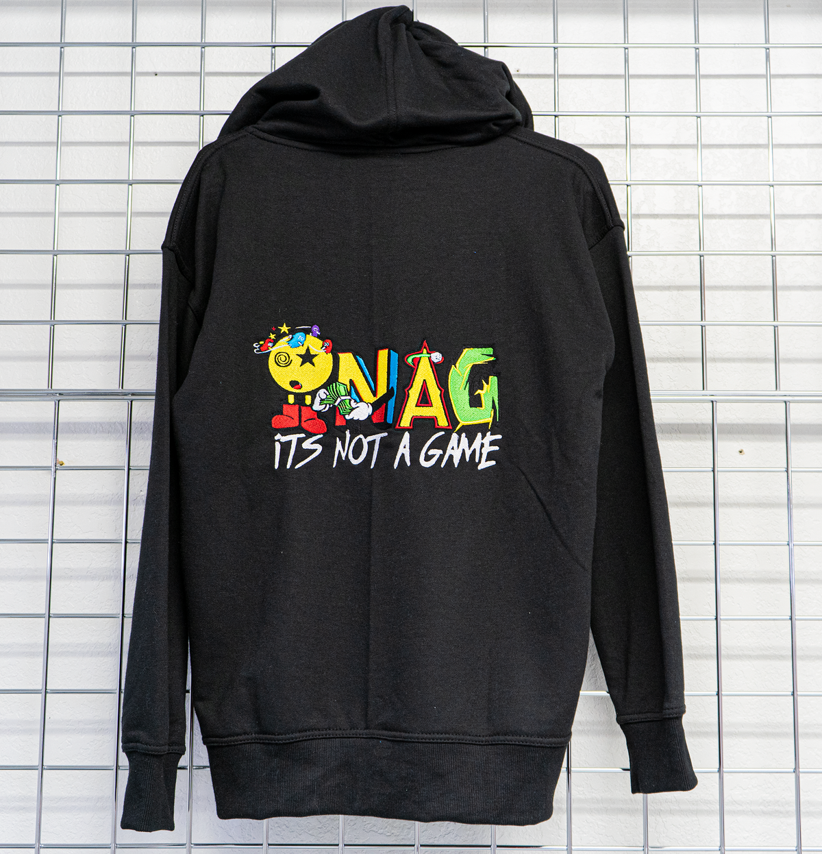 It's Not a Game Women's Customized Black Zip Up Hoodie - It's Not A Game Apparel™