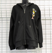 It's Not a Game Women's Customized Black Zip Up Hoodie - It's Not A Game Apparel™