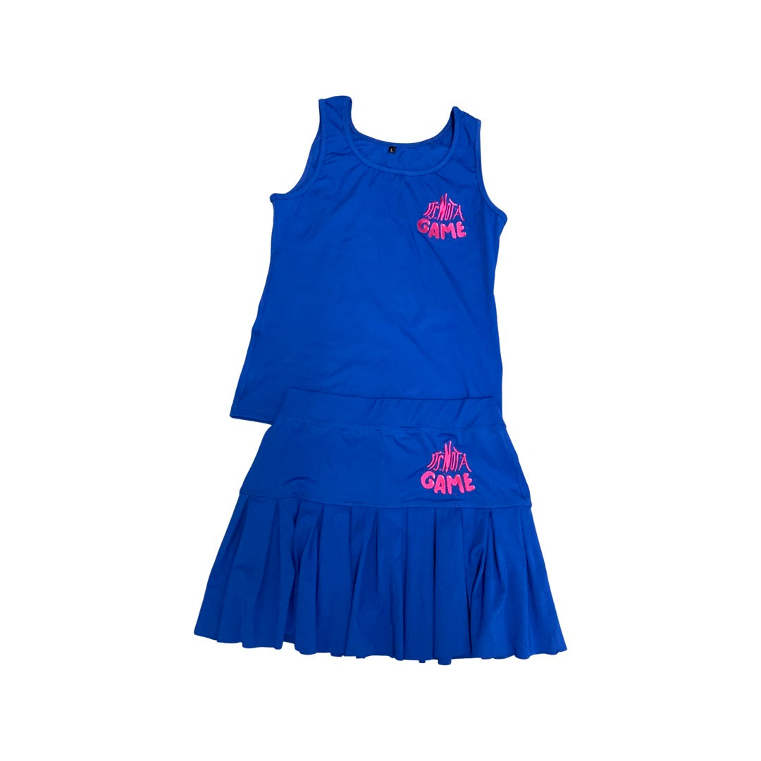 Women's Two Piece Sporty Tennis Skirt Set - It's Not A Game Apparel™